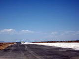 Beim Bau der Landebahn des Spaceport America von AllenS